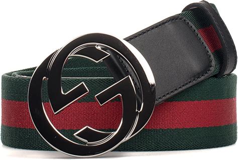 cintura gucci rossa e verdecon g nera|cinture da donna Gucci.